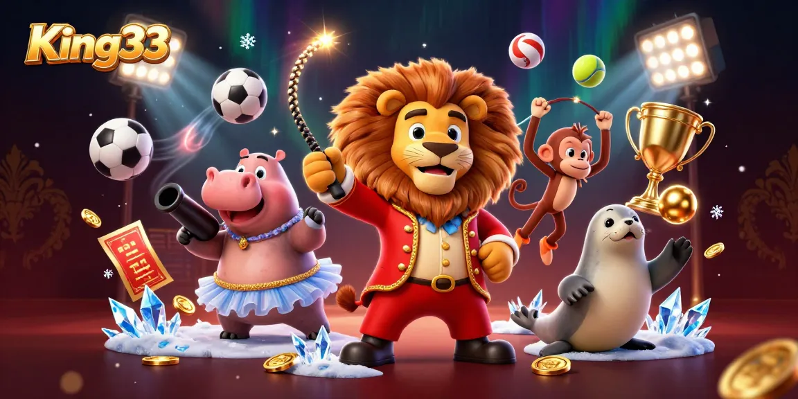 Engage in thrilling action at King33 with vibrant characters and dynamic sports elements.