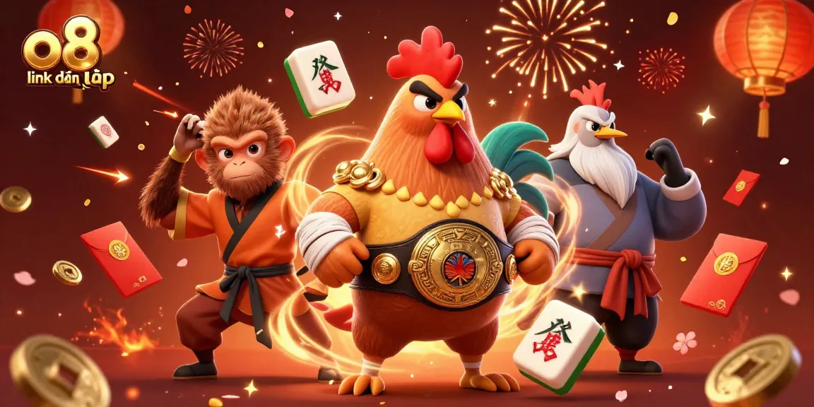 Join the excitement at o8 link đăng nhập with 3D characters embodying fun gambling experiences.