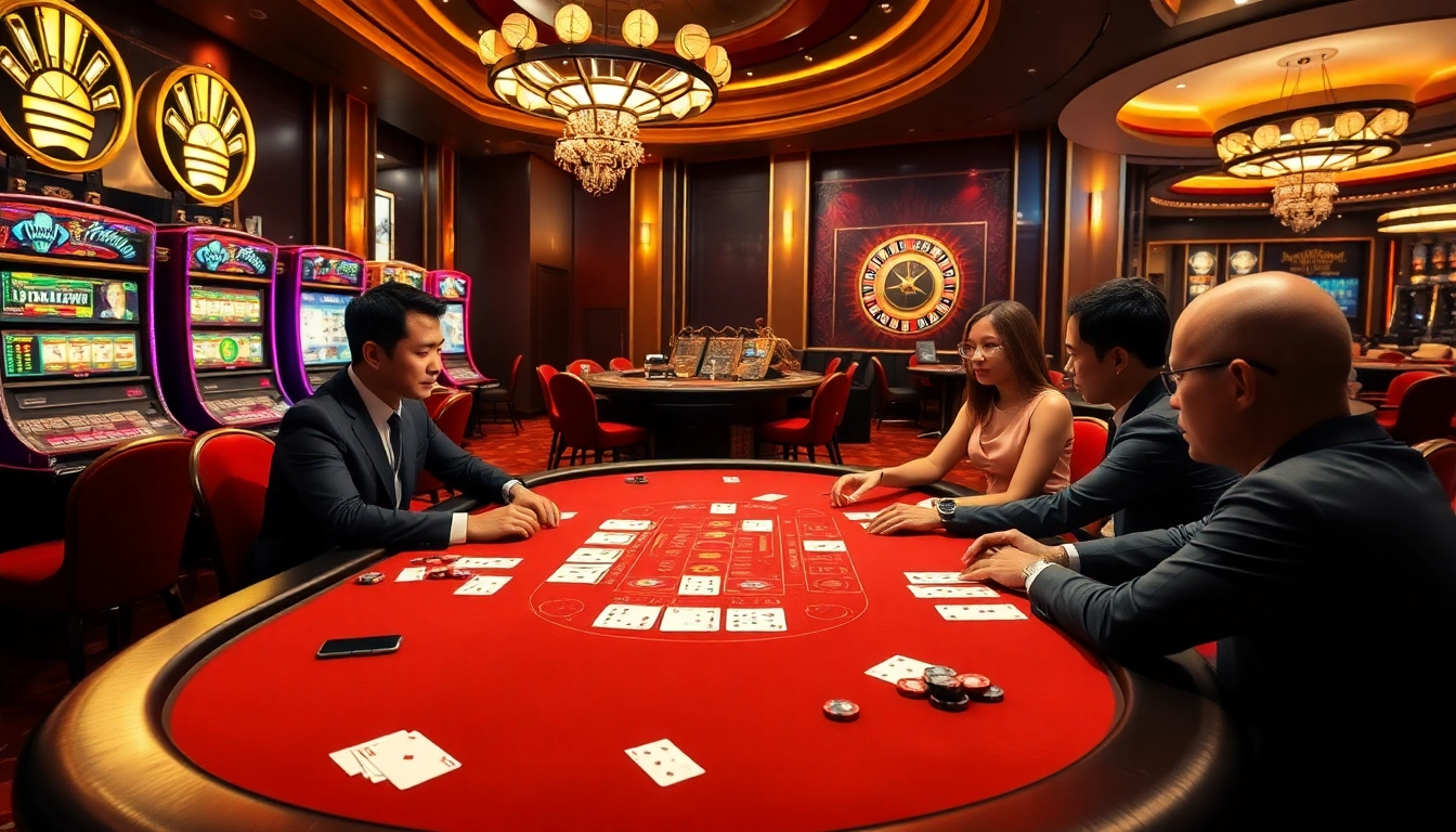 Players engage in high-stakes poker at i9bet com, showcasing the thrill of online gambling.