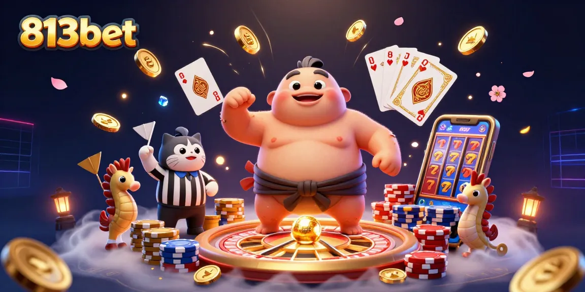 Jogue nos slots emocionantes do 813bet com potência visual de cassino e elementos vibrantes.