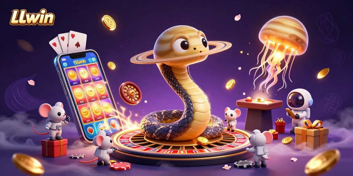 LLwin gaming adventure with 3D cartoon elements creating an exciting atmosphere full of winning opportunities.