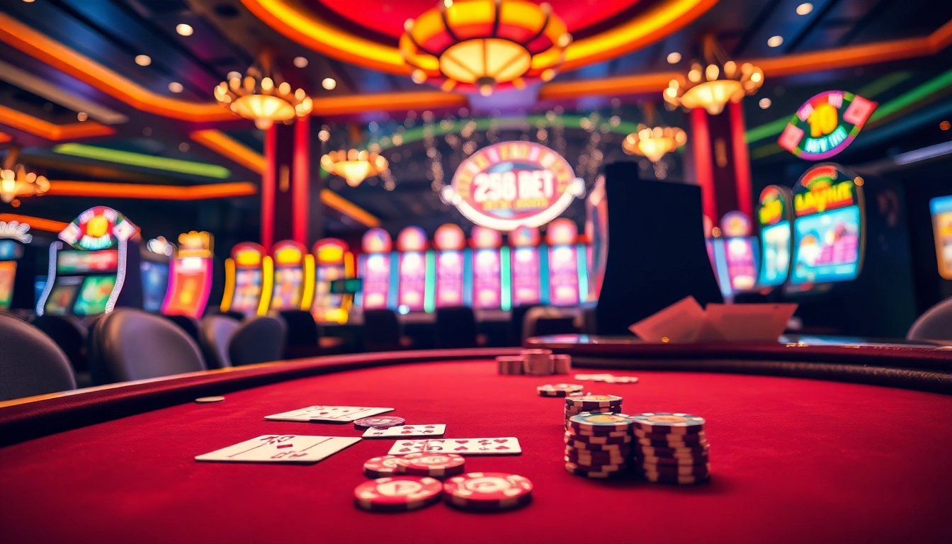 Experience the thrill of winning big at 258bet with vibrant casino games.