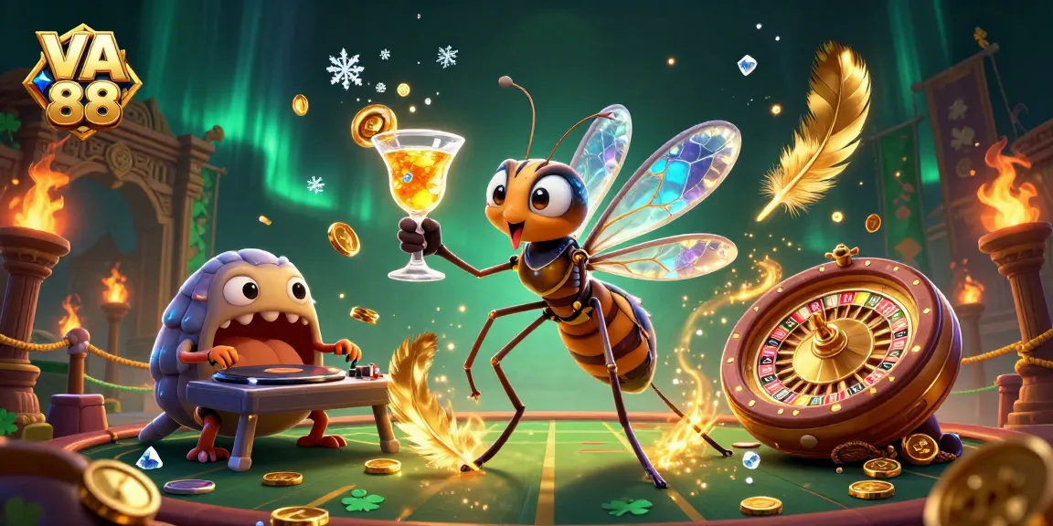 Engage with VA 88's exciting casino scene featuring unique characters and vibrant gameplay.