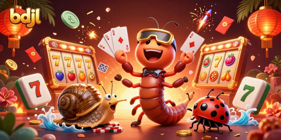 Join the action at bdjl with vibrant casino elements and animated characters in a lively gaming scene.