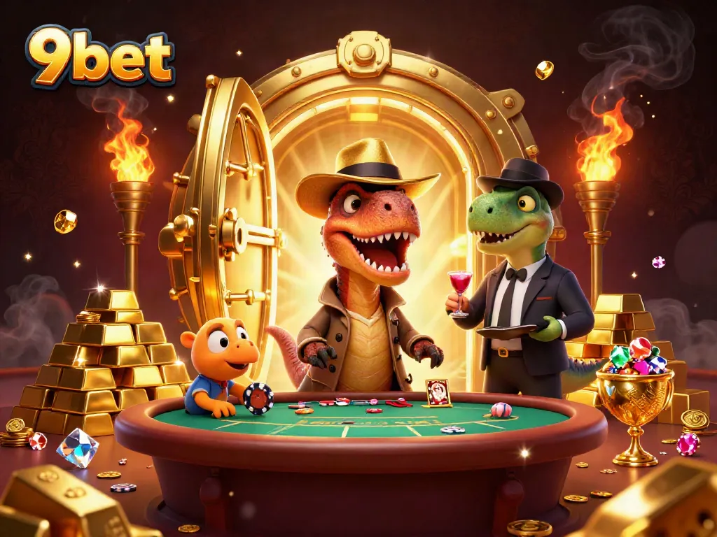 Experience thrilling play at 9bet with a velociraptor card counter and dynamic casino elements.