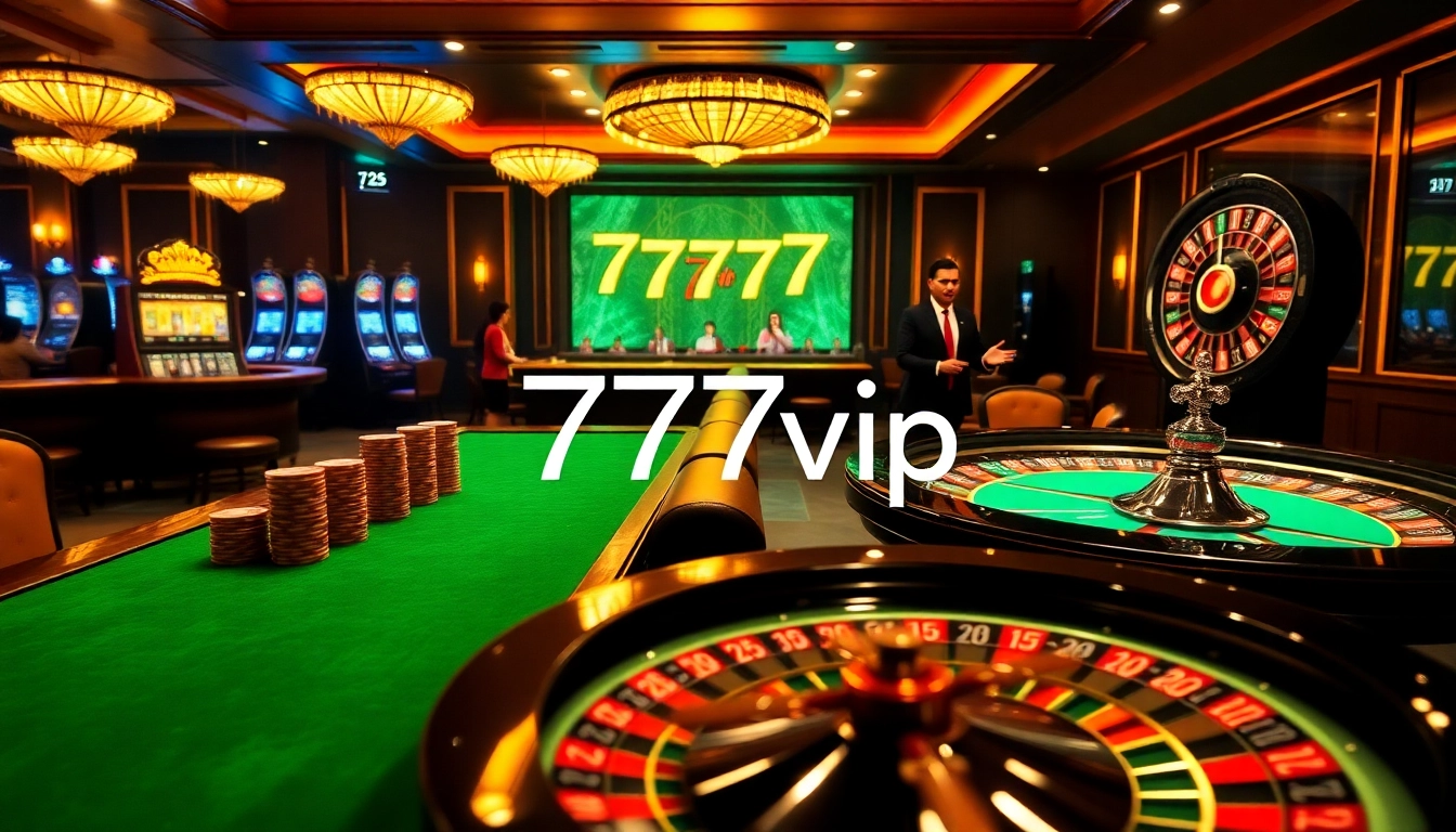 Casino excitement at 777vip with vibrant poker chips and engaging live dealers in action.