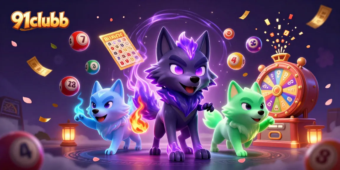 Experience thrilling gameplay with 91clubb lottery, vibrant wolves, and magical energy.