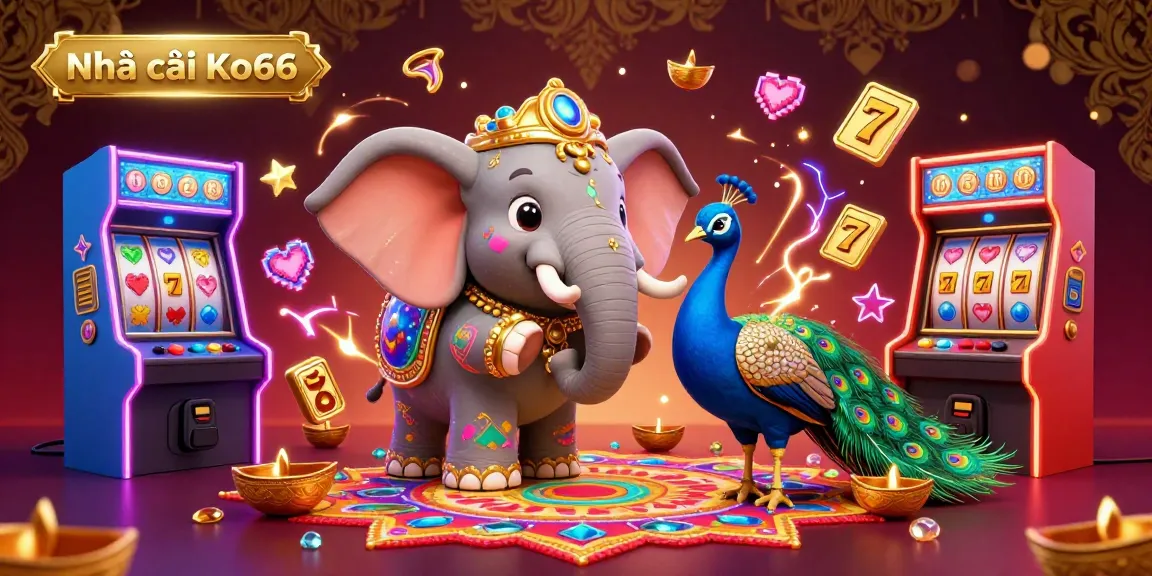 Experience thrilling gameplay at Nhà cái Ko66 with colorful slots and dynamic game elements.