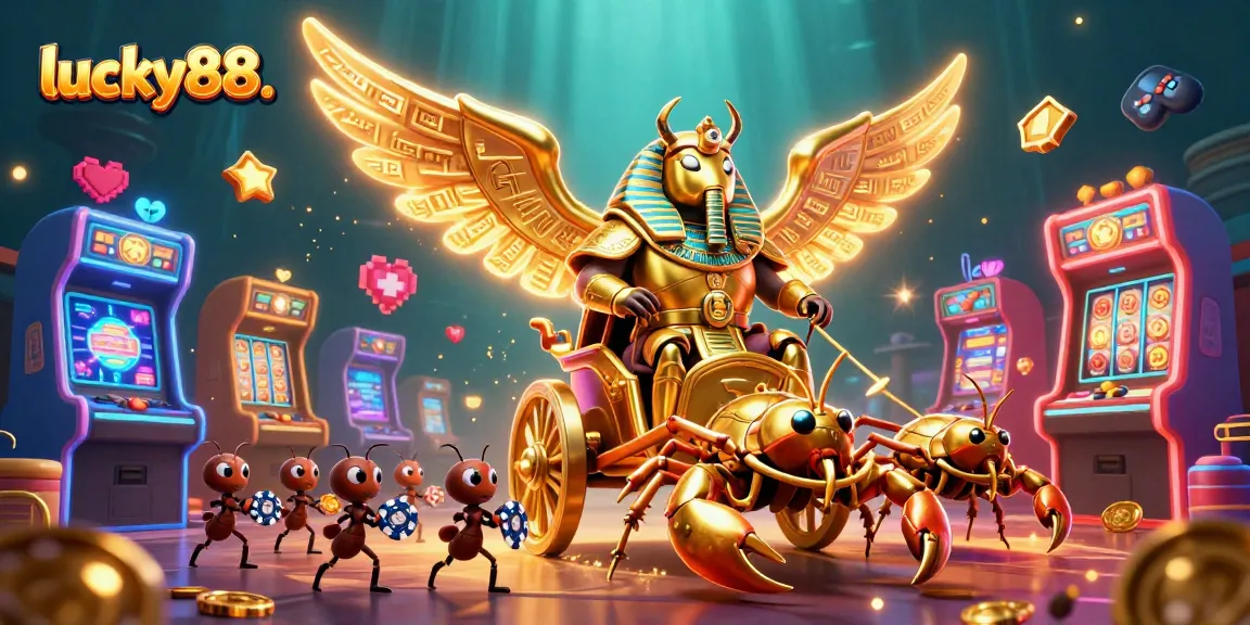 Experience the excitement of lucky88. with vibrant game elements surrounding regal characters in a casino fantasy.