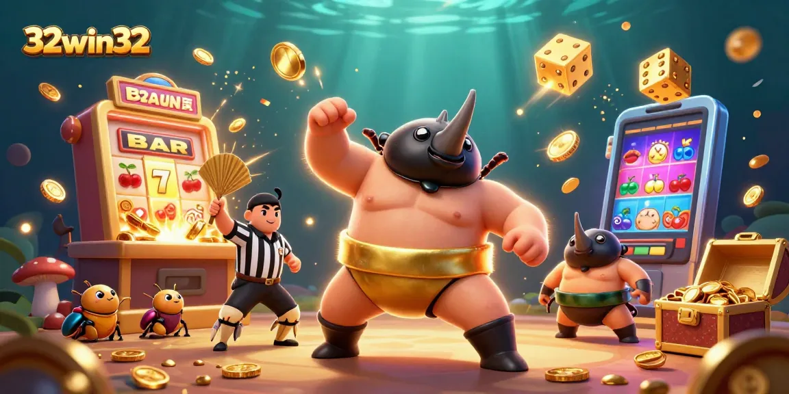 Bet on excitement with 32win32 in a vibrant casino scene featuring thrilling jackpots.