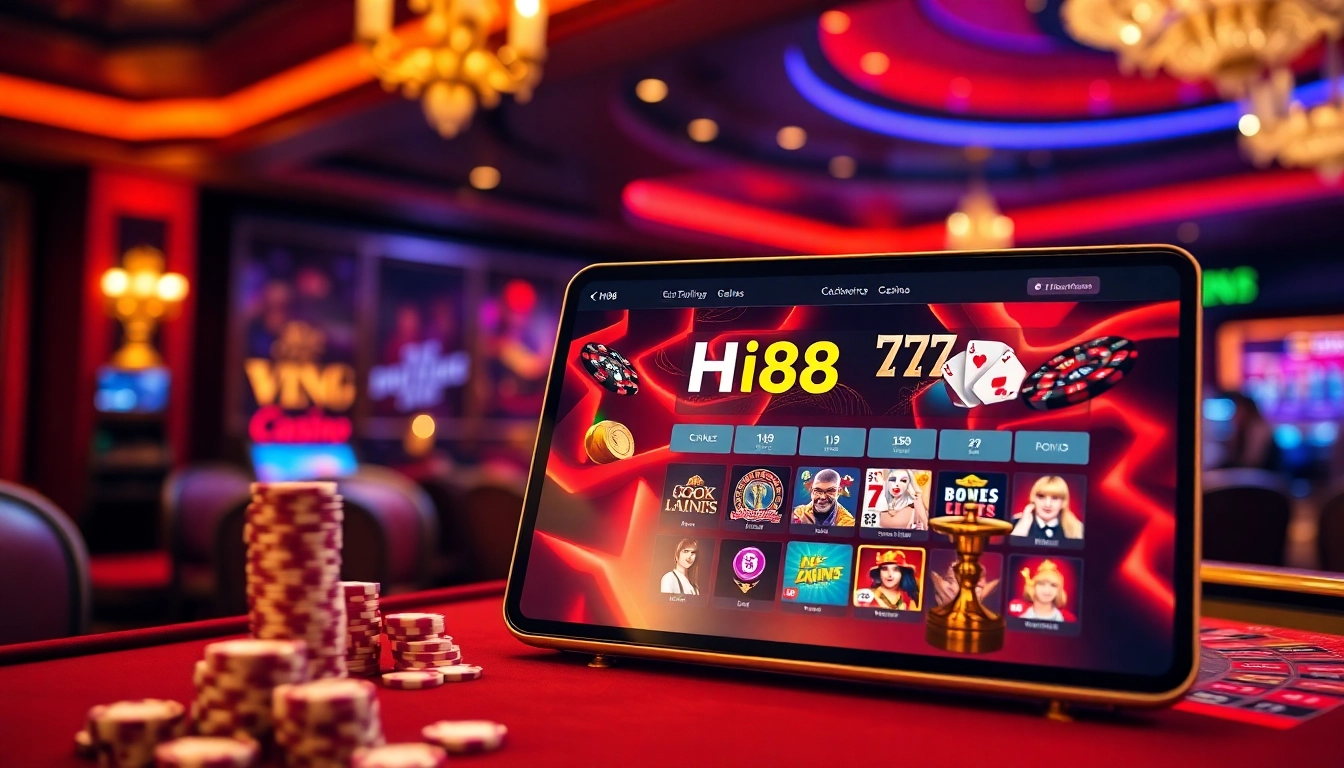 Experience thrill with Hi88 online poker and casino games in an elegant setting.