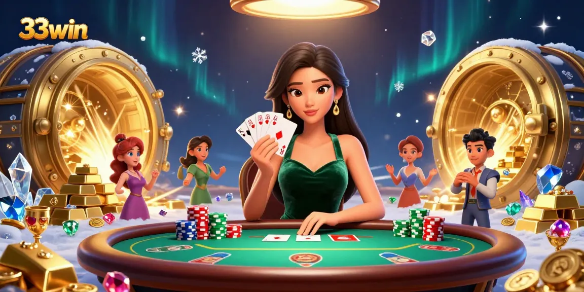 Experience thrilling wins at 33win with strategic poker plays and dazzling casino gems!