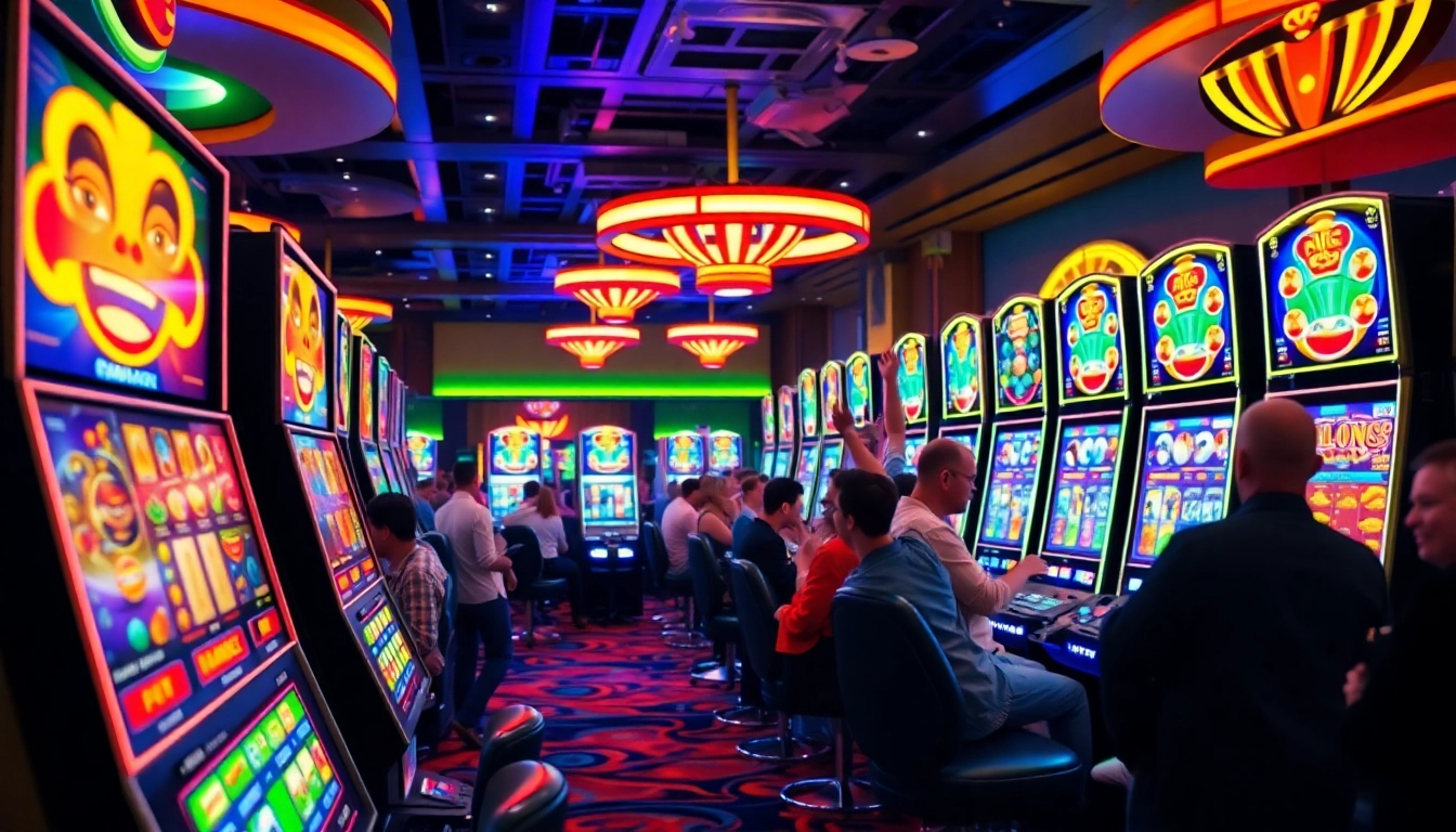 Menangkan Slot Dana saat bermain mesin slot yang penuh warna dan cerah.