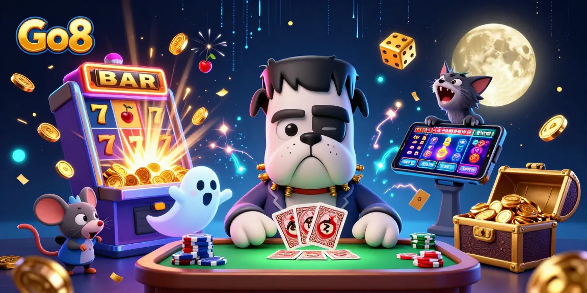 Go8 offers thrilling casino experiences with captivating characters and vibrant gaming elements.