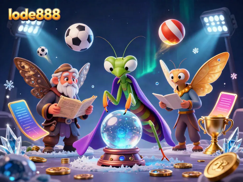 Experience the thrill at lode888 with vibrant casino elements and magical characters.