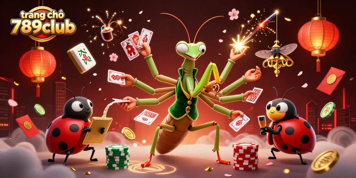 Experience the vibrant atmosphere of trang chủ 789club with 3D cartoon characters in a dynamic casino scene.