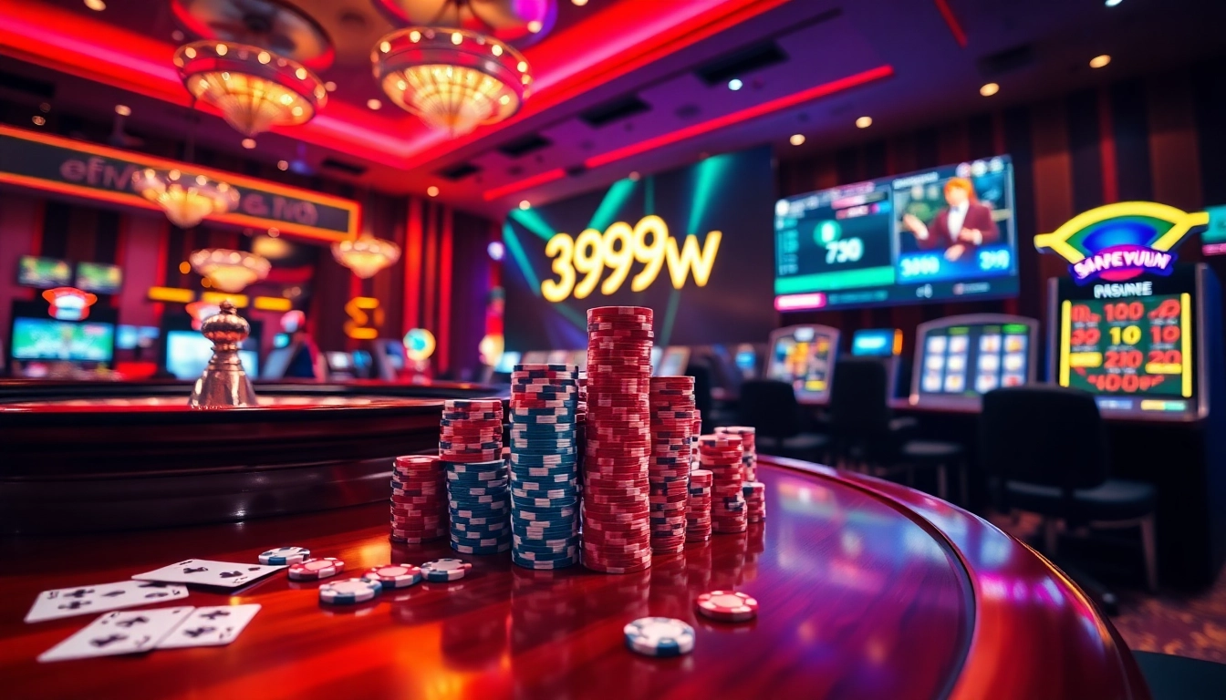 Experience the thrill of 399w with vibrant casino tables and exciting gameplay visuals.