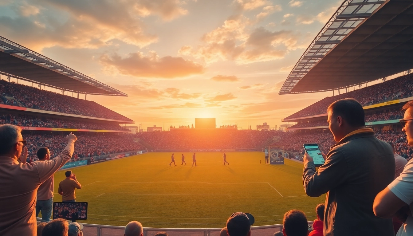 Miser sur le pari sportif rugby lors d'un match avec des enjeux élevés et des fans passionnés.