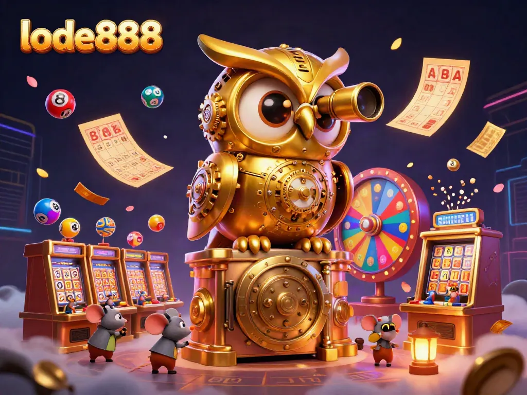 Experience thrilling gameplay at lode888 with a vibrant casino scene filled with action and excitement.