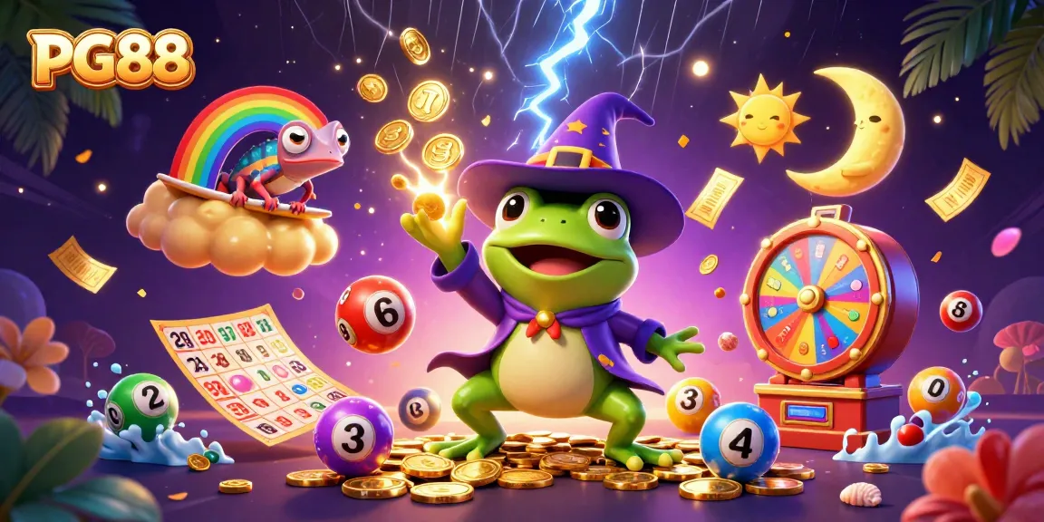 Experience winning strategies at PG88 with a vibrant casino-themed illustration.