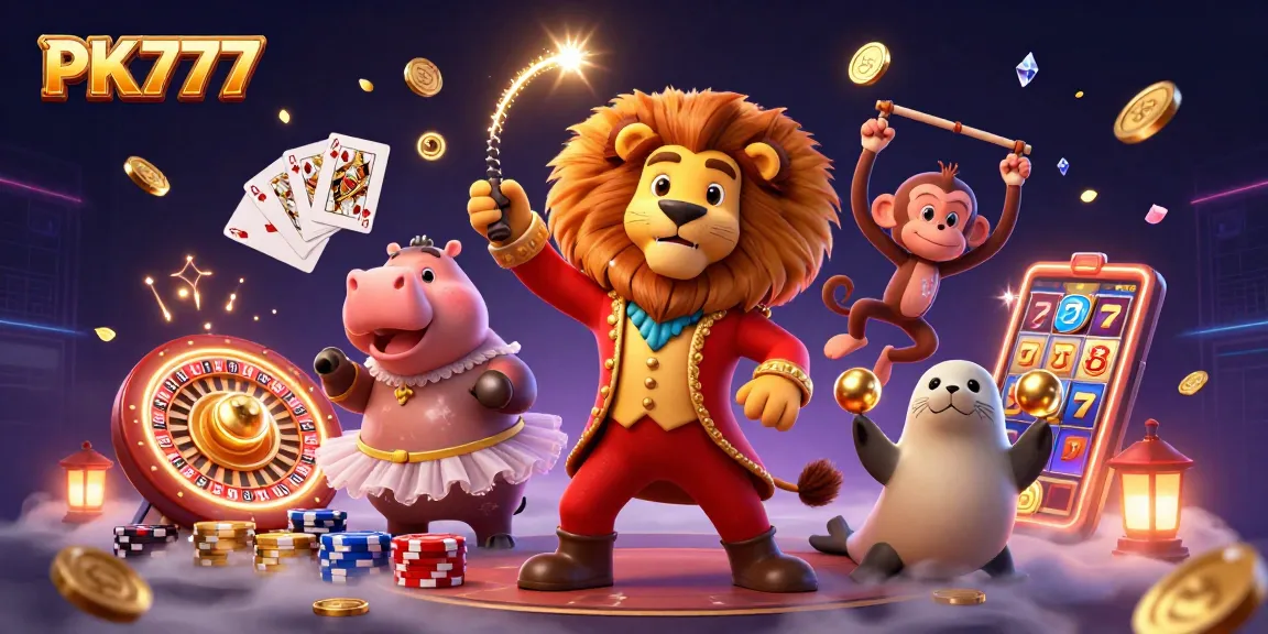 Experience thrilling gameplay at PK777 with dynamic casino entertainment and vibrant characters.