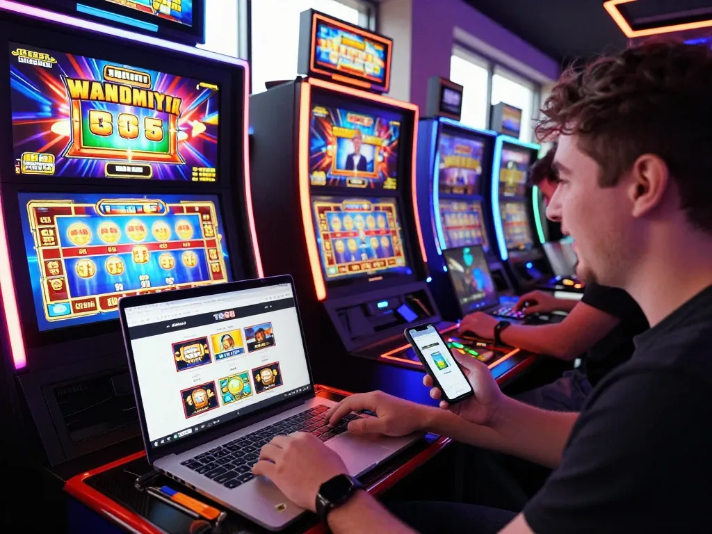 Player enjoying a TG88 online gaming experience at a digital casino with vibrant graphics and virtual dealer interaction