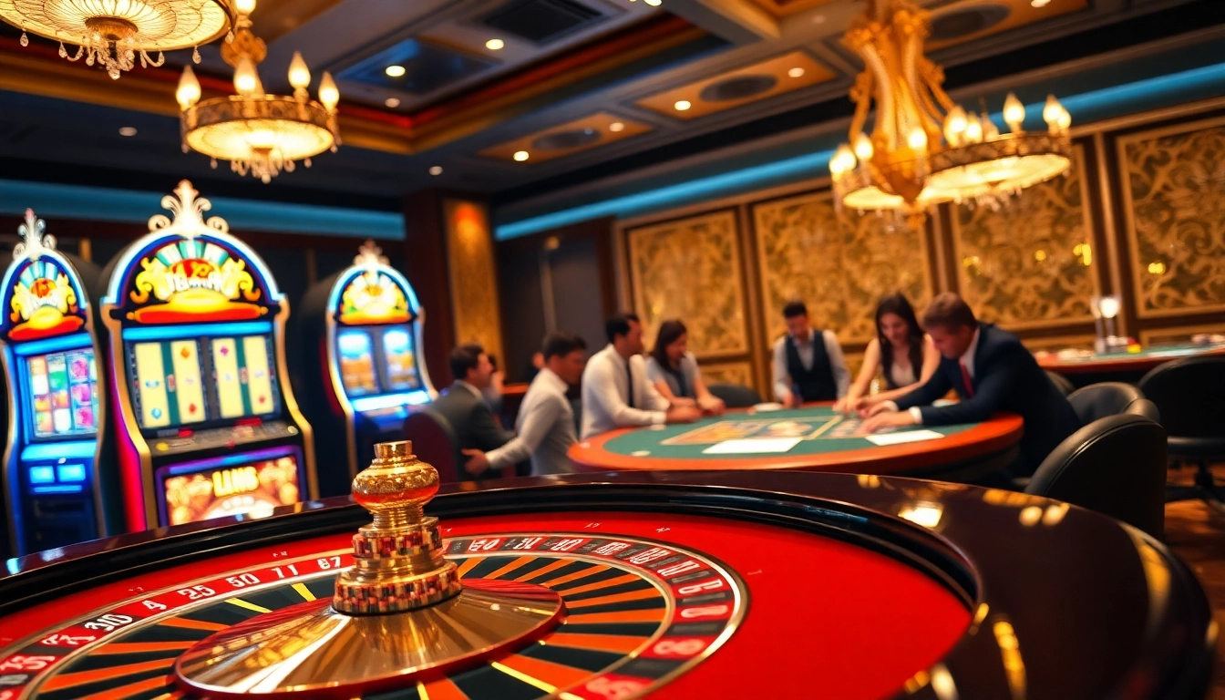Experience thrilling gameplay with link vào 188bet at an exciting casino atmosphere.
