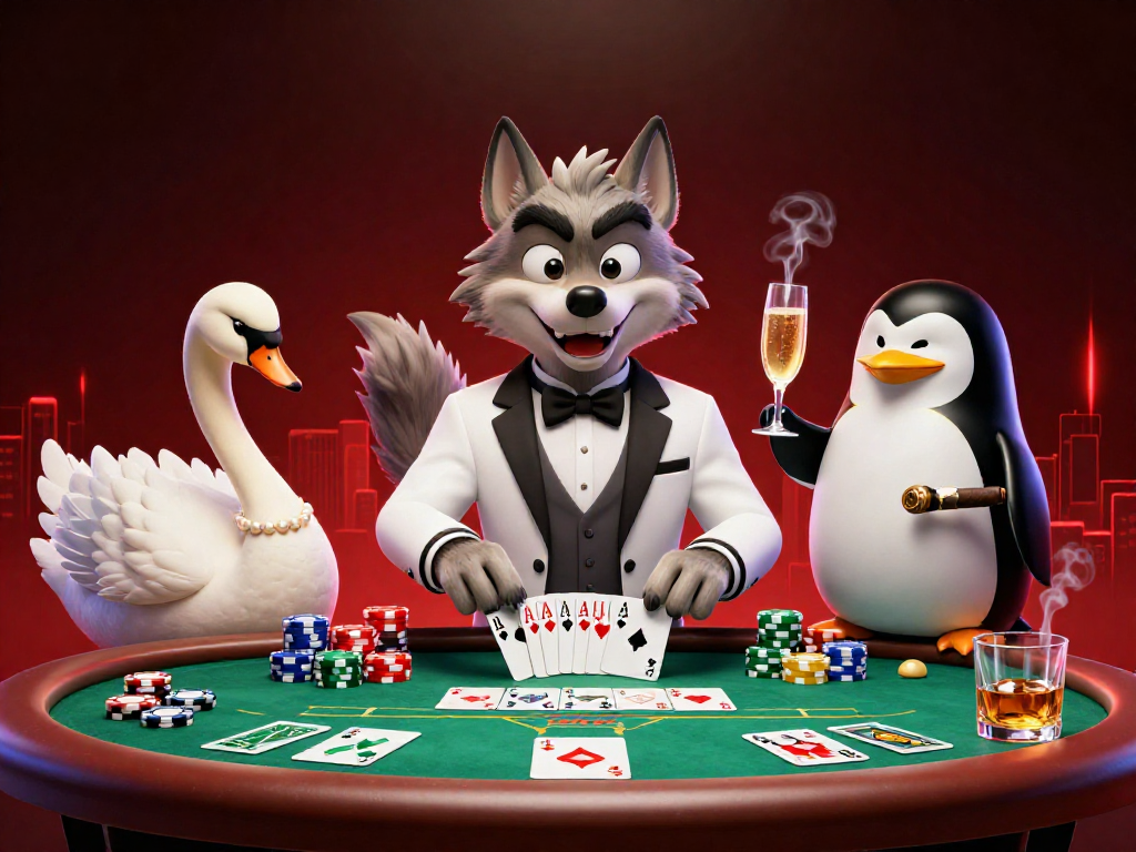 Engage in thrilling online gaming with ok9 style, featuring elegant characters at a luxurious casino table.