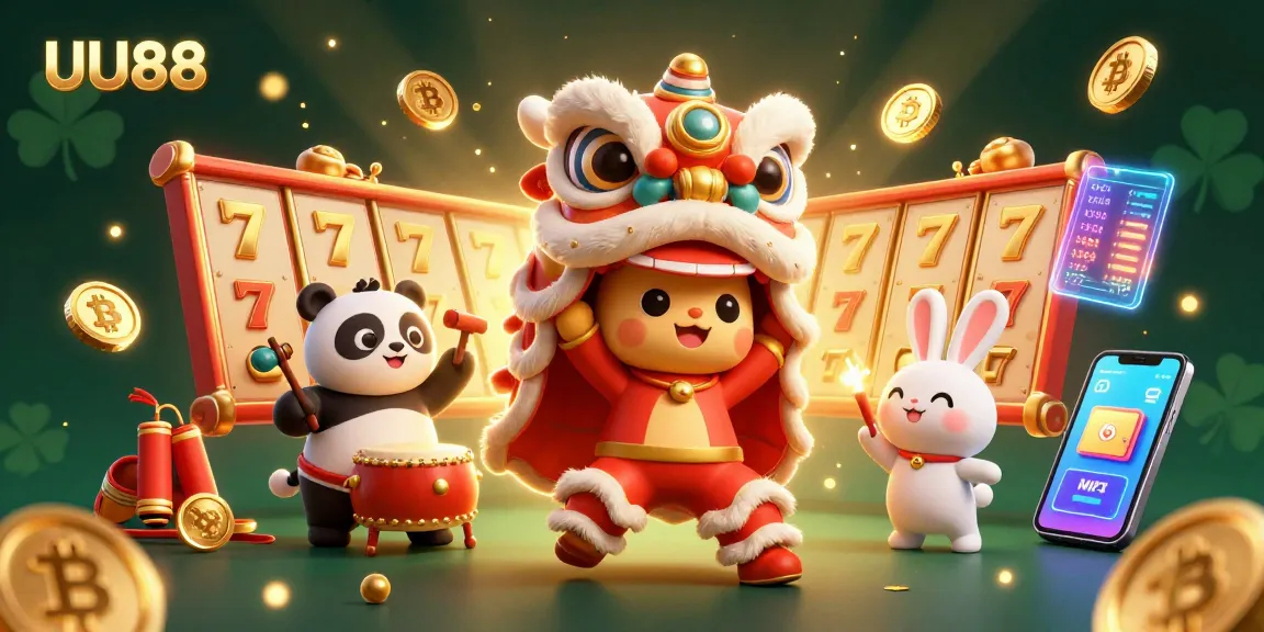 Experience thrilling gameplay with UU88 through an energizing festival scene full of casino excitement.